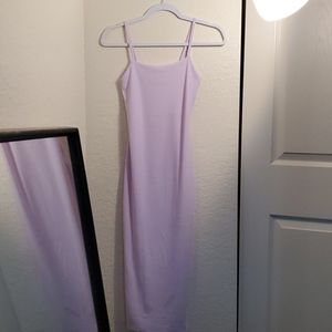 Lilac bodycon dress